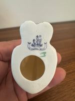 Belleek Co Fermanagh Ireland Porcelain Siamese Cat Figurine