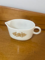 Pyrex Butterfly Gold Design Gravy Bowl 77-B