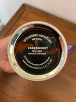 Starbucks Iridescent Rainbow Oil Slick Glazed Ceramic Tall Coffee Mug Cup 16oz