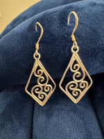 925 MC Silver Dangle Earrings