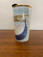 Starbucks Mermaid Porcelain 12oz Tumbler Mug Replaced Lid