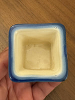 Vintage Handmade Polish Pottery Jankowski Unikat Boleslawiec Tiny Planter