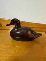 Vintage Hand-carved Wooden Duck Figure