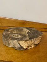 Vintage Petrified Wood Keys-Jewelry Bowl Ashtray