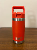 YETI Red-Silver Stainless Steel Tumbler