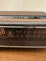 Vintage General Electric Flip Clock Radio Alarm