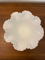 Vintage Fenton Hobnail Milk Glass Bowl