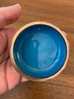 Vintage Brass Cloisonne Trinket Box