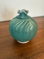 Vintage Handmade Ceramic Pottery Small Vase Signed