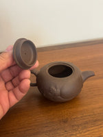 Vintage Ceramic Yixing Red Zisha Clay Moving Dragon Head and Tongue Teapot