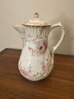 Antique Bavarian China Germany Chocolate Tea Coffee Pot