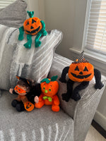 Vintage Halloween Plush Toys Set READ