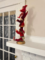 Christmas Decor 3 Acrobatic Jester-Elves