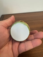 Vintage Porcelain Trinket Box Tiger Shaped