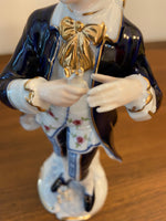 Vintage Japanese KPM Porcelain Pair Man and Woman Figurines