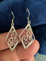 925 MC Silver Dangle Earrings