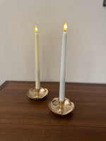 Vintage Brass Candlestick-Holder Set of 2