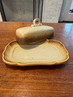 Mikasa Whole Wheat Stoneware Butterdish