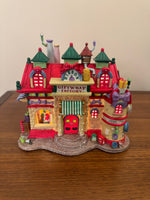 Lemax Santa's Wonderland Porcelain Village Ribbon & Gift-Wrap Factory