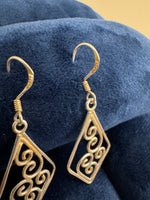 925 MC Silver Dangle Earrings