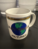 Vintage Universal Pictures Coffee Mug Gold Gilded Detail Collectible