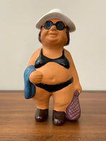 Beachcombers Intl. Vintage Ceramic Woman Figurine