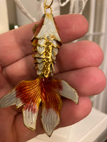 Enamel Cloisonne Style Koi Fish Pendant-Ornament