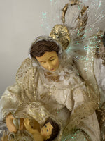 Fiber Optic Nativity Holy Family