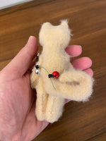 Vintage Articulated Plush Cat