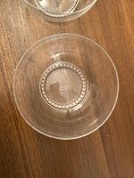 Rene Lalique Crystal Bowl Set of 2 France READ