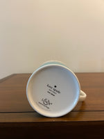 Kate Spade New York Lenox “One Smart Cookie” Ceramic Mug – White & Turquoise