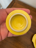 Fiesta-ware Sugar and Creamer Set with Tray P86 Post 86