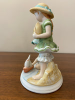 Vintage Holly Hobbie Porcelain Figurine Sunshine Fun Time Designers Collection