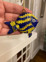 Cloisonne Enamel Fish Pendant-Ornament