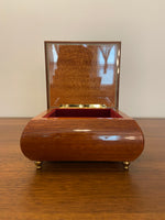 Vintage Authentic M.J Hummel Handcrafted Ercolano Italian Wooden Music Box