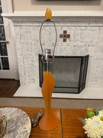 Vintage MCM Lucite Table Lamp Art Deco Style Tendency RARE