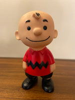 Charlie Brown Soft Vinyl Doll Vintage 1950s United Feature Syndicate Rare