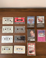 Vintage Christmas Cassettes Country Christmas-Rogers Whittaker Lot 20 With Case