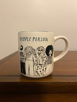 Opalhouse People Person – 16 oz Stoneware Mug, Diverse Friendship Design