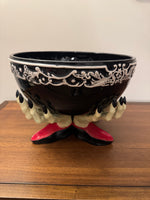 Spooky Witches Hands with Ceramic Bowl Halloween Decor