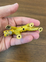 Brass Enameled Cloisonne Cheetah Figurine