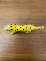 Brass Enameled Cloisonne Cheetah Figurine