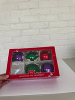 Vintage 1999 Poland Blown Glass Christmas Ornaments – Set of 5