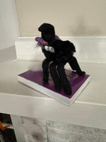 Annalee Black Spider Spooky Halloween on Purple Book