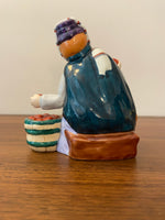 ENESCO Ye Olde Peddlers Apple Annie Porcelain Figurine