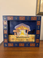 Kurt Adler Wooden Nativity Advent Calendar 25 Pieces