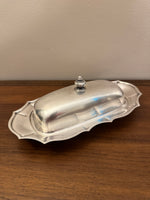 Vintage Silverplated Butterdish