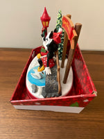 Christmas Animated Disney Figurine Holiday Decor Mikey-Minnie Swan Lake