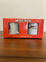 Betty Boop Porcelain Mug Set 4