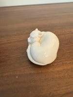 Vintage The Franklin Mint Resin Sleeping Cat Figurine